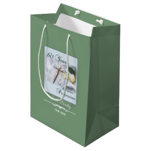 Personalize, 60 Years of Religious Profession Medium Gift Bag