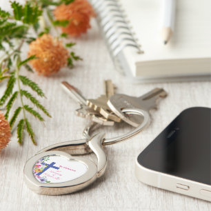 Personalize, 60th Anniversary Nun Religious Life Keychain