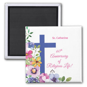 Personalize, 60th Anniversary Nun Religious Life Magnet