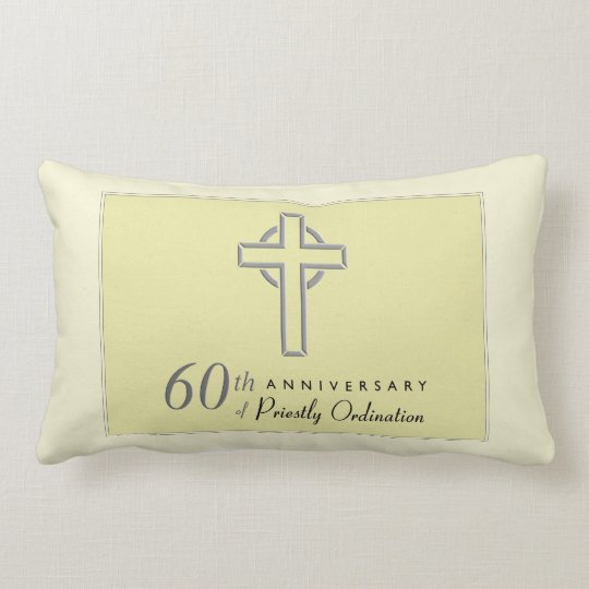Card Gold Embossing Priesthood 60 Years Diamond Jubilee of Ordination