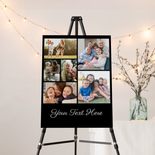 Personalize 6 Custom Photo Collages Foam Board