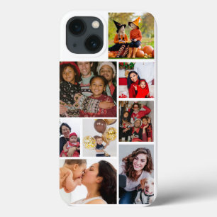 Personalize 8 photo collage  iPhone 13 case
