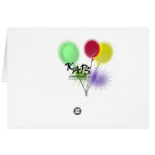 Personalize a Birthday Card (Back Horizontal)