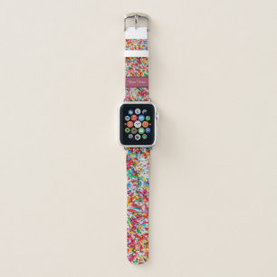 Personalize a delicious sprinkles Apple Watch Band