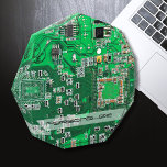 Personalize a Faux Green Circuit Board Acrylic Award<br><div class="desc">Are you looking for gifts for computer geeks? This one is for the Geek in all of us.  Personalize a Faux image of a Green Computer Circuit Board</div>
