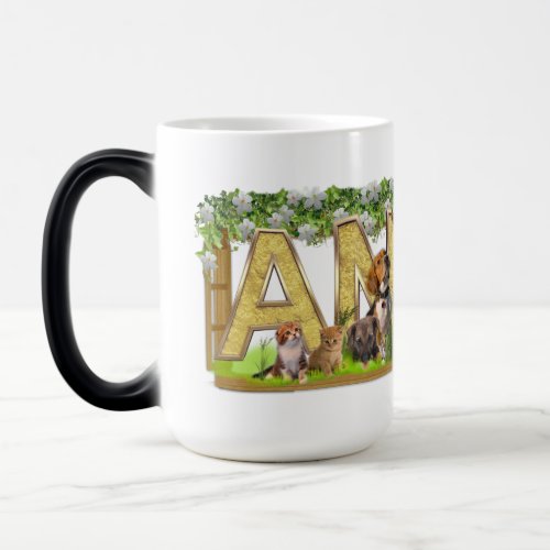 Personalize a mug with name initials