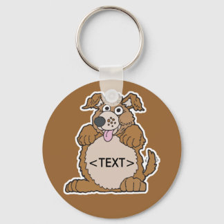 Personalize a Puppy Dog, <TEXT> Keychain