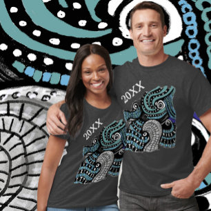 Personalize Abstract Graphic Art Print T-Shirt