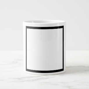 Personalize Add A Photo Frame Giant Coffee Mug