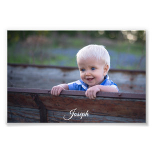 Personalize Add Names Kids Photo Print