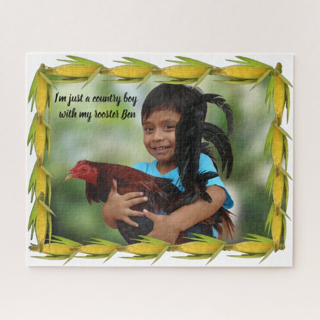 PERSONALIZE ADD PHOTO JIGSAW PUZZLE (Horizontal)