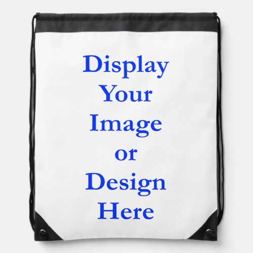 Personalize Add Your image or design Drawstring Bag