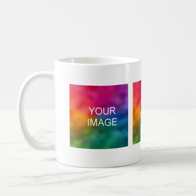 Personalize Add Your Own Photos Images Text Name Coffee Mug (Left)