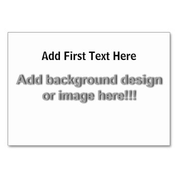 (personalize) Add "your" Personal Touch. 2 Sided Table Number by Scotts_Barn at Zazzle