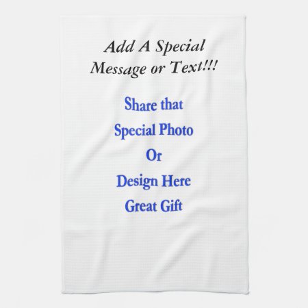 (personalize) Add "your" Personal Touch. Kitchen Towel