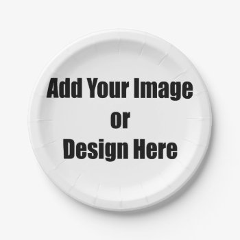 (personalize) Add "your" Personal Touch. Paper Plates by Scotts_Barn at Zazzle