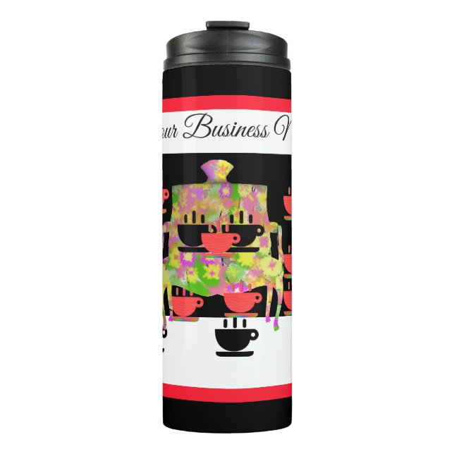 Personalize Afternoon Tea  Thermal Tumbler (Front)
