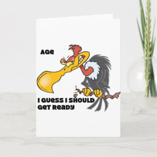 Personalize Age with Buzzard Card