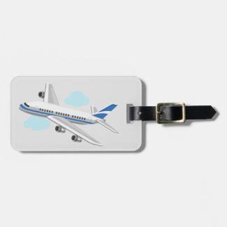 Personalize Airplane  Luggage Tag