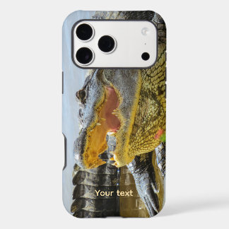Personalize American Alligator. Face to face iPhone 17 Pro Max Case
