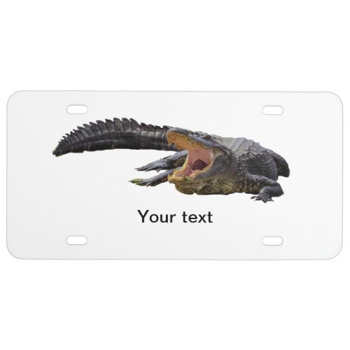 Personalize American Alligator License Plate