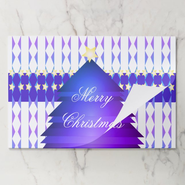 Personalize and Choose Your Color Paper Placemat (Folded)