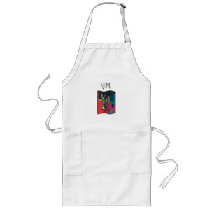 Personalize Animal Imagery Long Apron