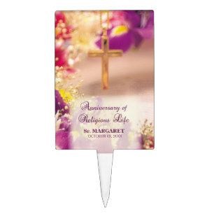 Personalize, Anniversary Religious Life, Nun Cake Topper