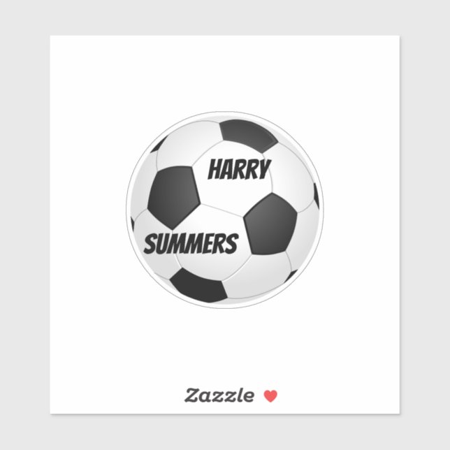 Personalize any items. Football, golf ball etc Sticker (Sheet)