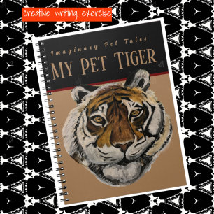 Personalize Art & Text Creative Writing 80-pg Notebook