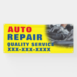 Personalize Automotive Repair Shop Advertisement Banner