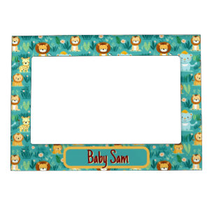 Personalize Baby Animals Magnetic Frame