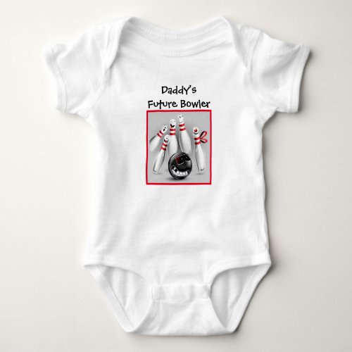 Personalize Baby Bowling Baby Bodysuit