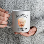 Personalize Baby Face Mug for Grandpa Baby Picture<br><div class="desc">Personalized Baby Face Mug for Grandpa Baby Picture</div>