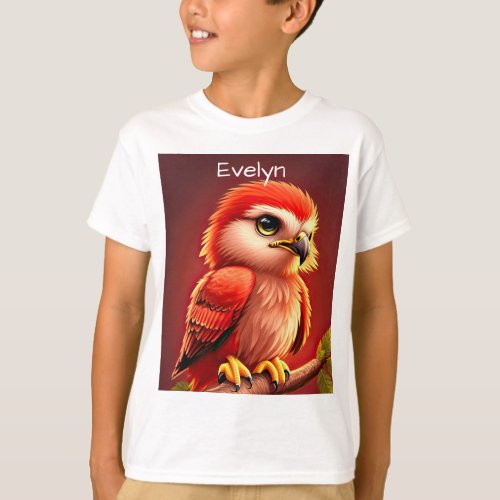 Personalize Baby Red Hawk T_Shirt