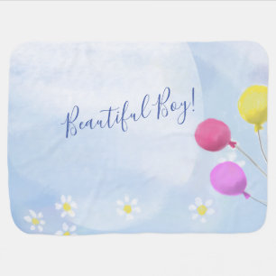 Personalize Baby Shower Over the Miles by Mail Blanket
