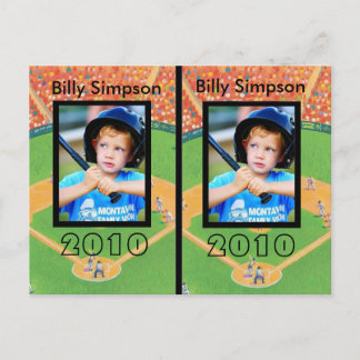 Personalize Basball Cards