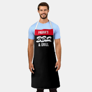 Personalize BBQ & Grill Custom NAME Personal Chef  Apron