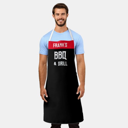 Personalize BBQ  Grill  Your NAME Personal Chef  Apron