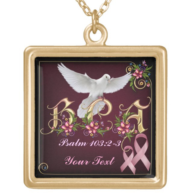 Personalize BCA Gold  Necklace (Front)
