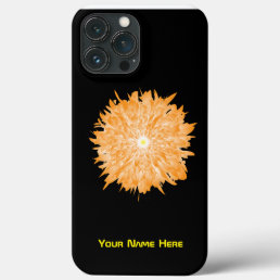 Personalize beautiful flower iPhone / iPad case