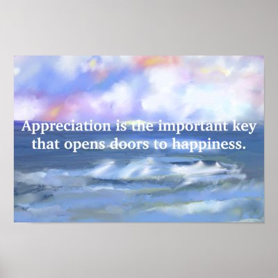 Personalize Beautiful Waterscape Quote Painting Poster