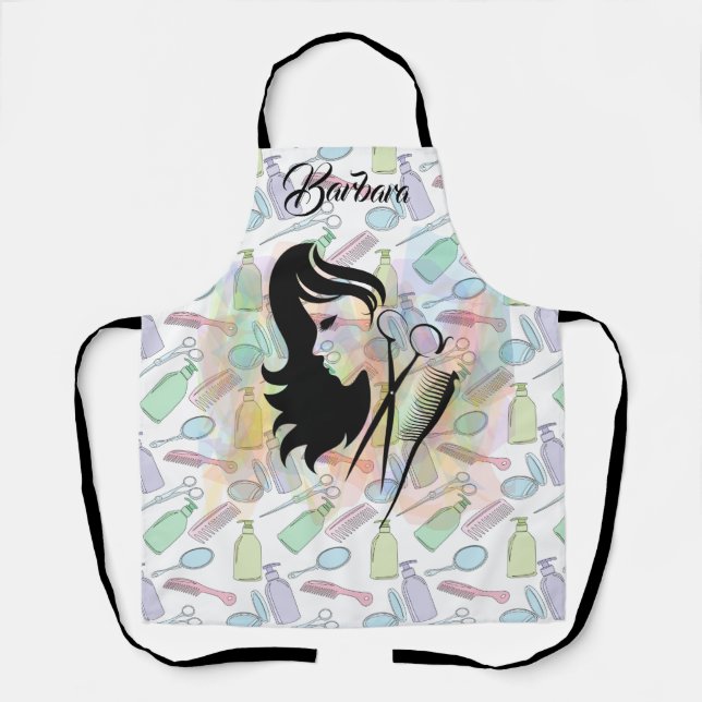 Personalize Beauty Salon Apron (Front)