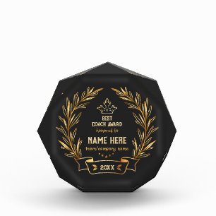 Personalize best coach award