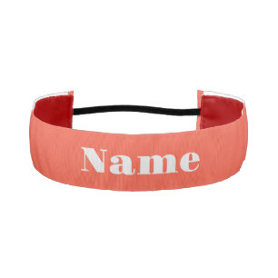 Personalize Bicycles Tangerine  Athletic Headband