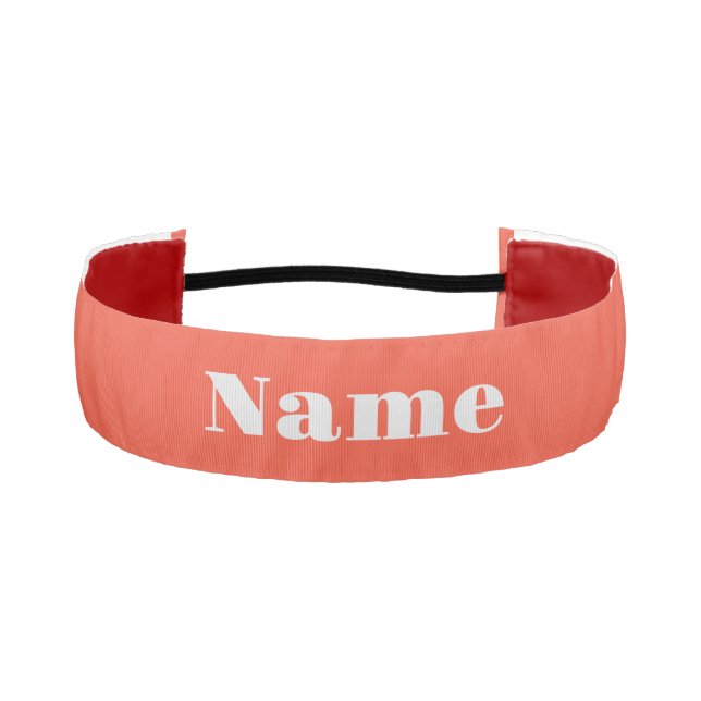 Personalize Bicycles Tangerine  Athletic Headband (Front)