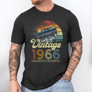 Personalize Birth Year Vintage Cassette Tape T-Shirt