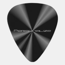 Personalize Black Metallic 🎸 Guitar Pick Personalize Black Metallic 🎸 Guitar Pick