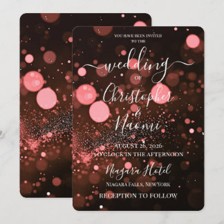 PERSONALIZE: Bokeh Blizzard Custom Invitation