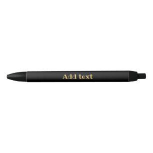 Personalize Bold Gold Print Pen